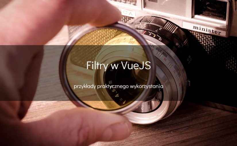 Filtry w VueJS - okładka