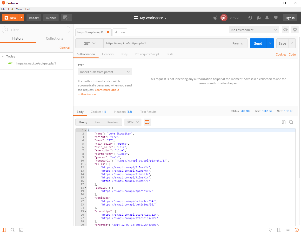 Komunikacja z API - Postman