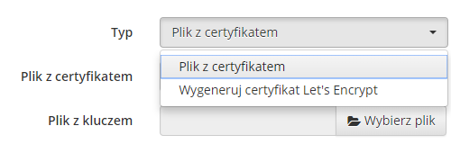 Dodawanie SSL na naszą stronę