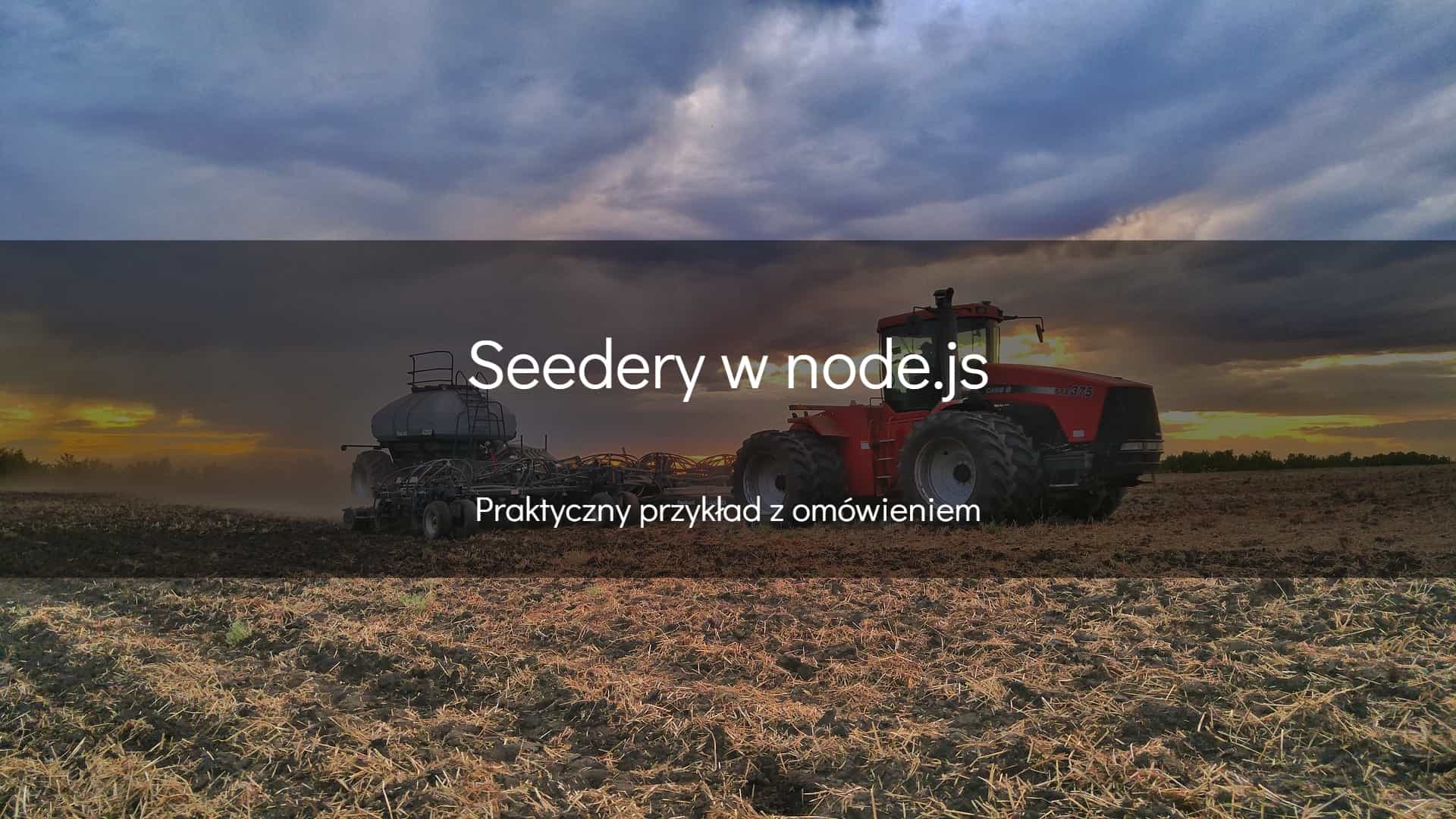 Seedery w Node.js - okładka