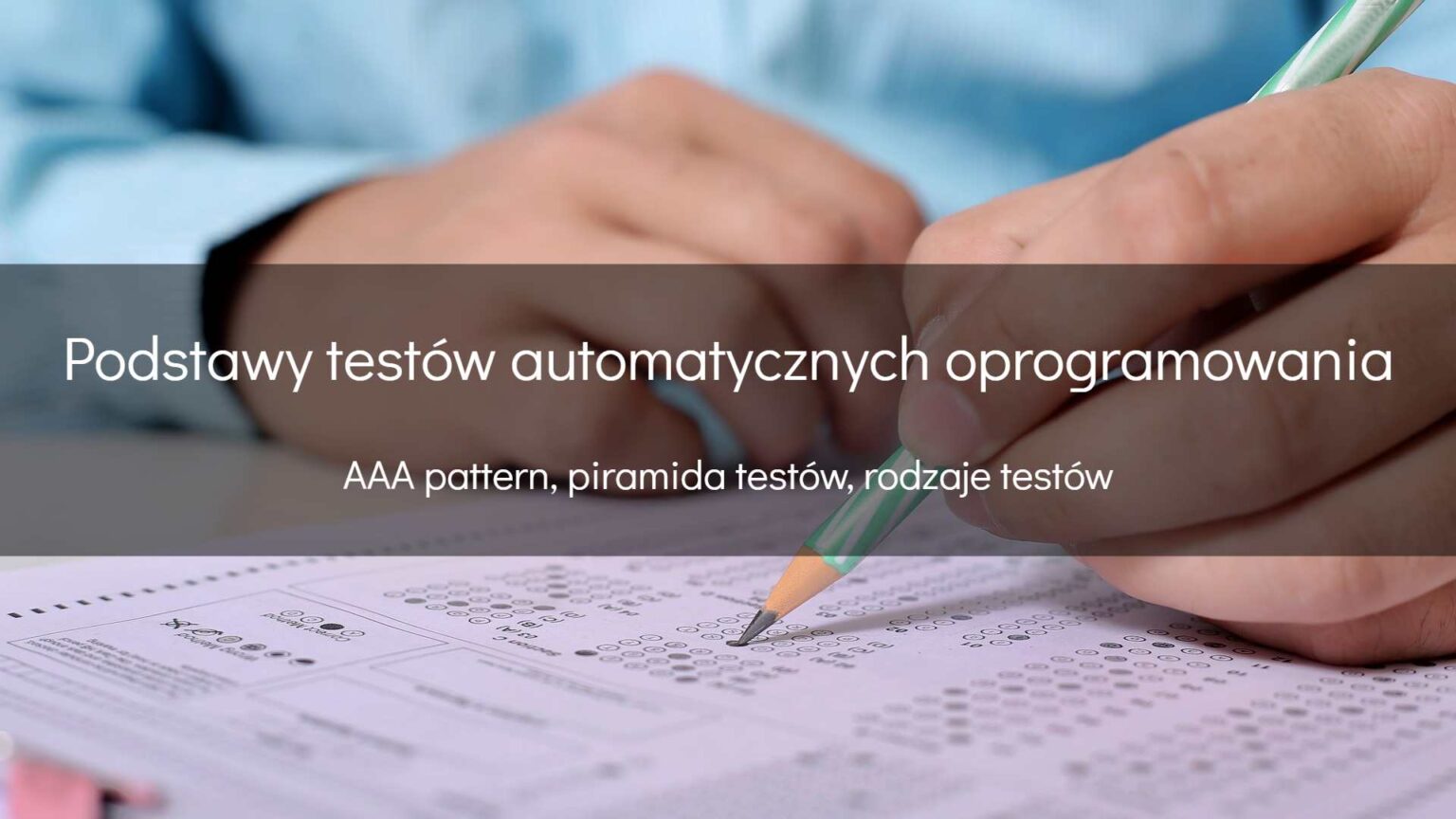 Podstawy testów automatycznych - okładka