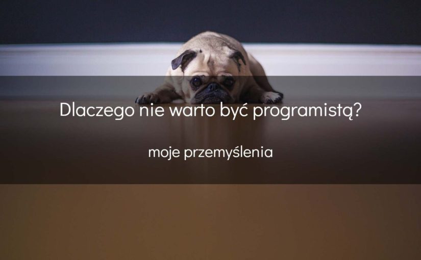 Dlaczego nie&nbsp;warto być programistą?