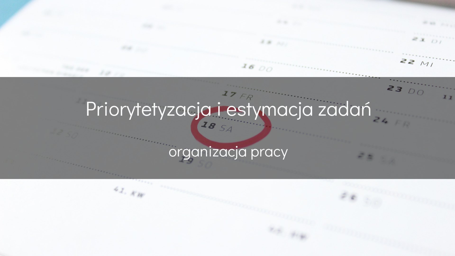 Priorytetyzacja zadań - okładka