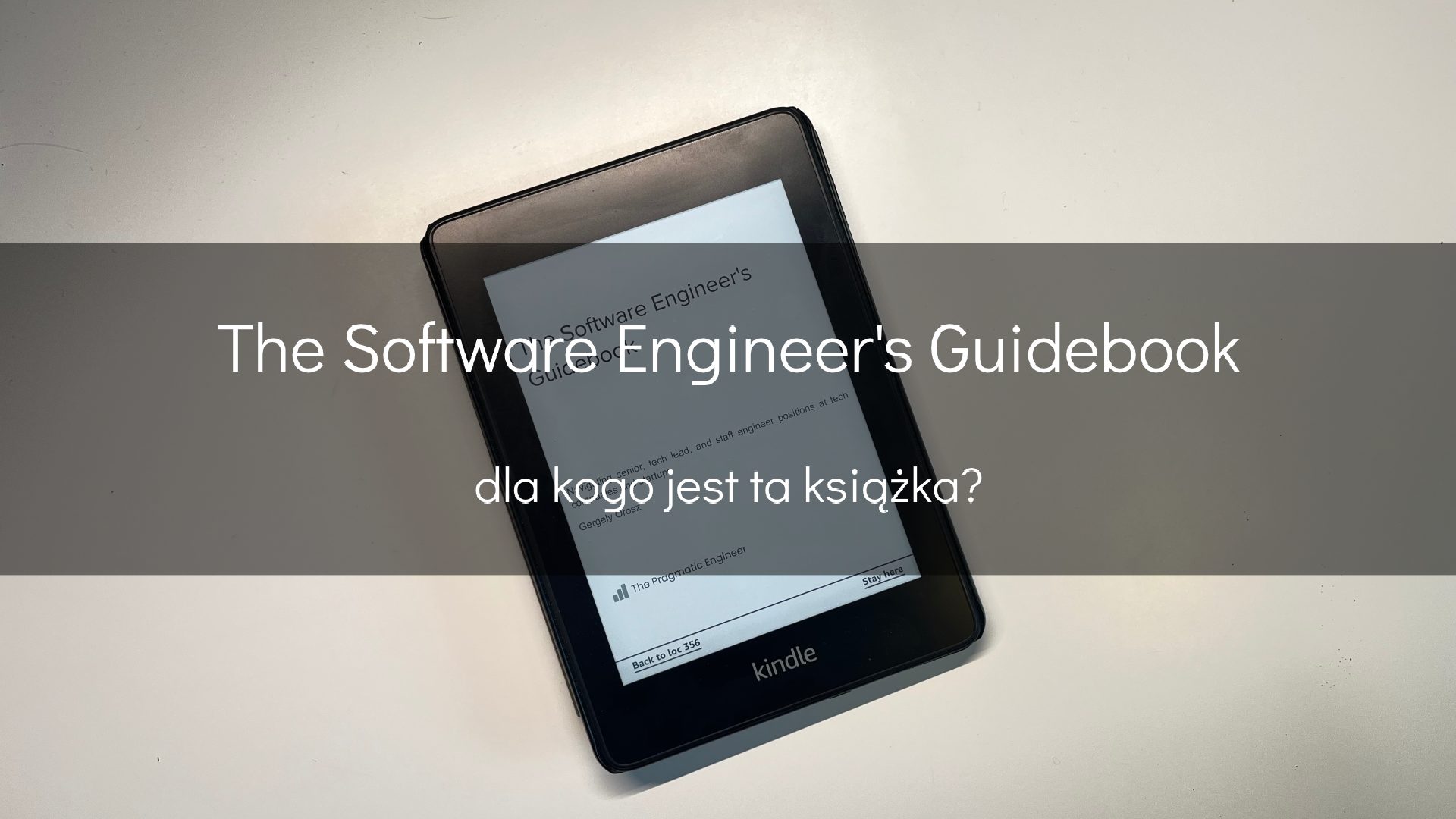 The Software Engineer's Guidebook - okładka