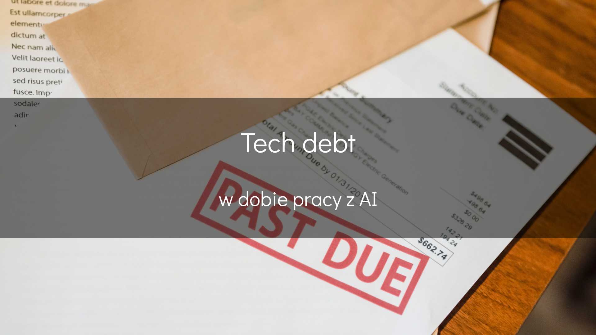 Dług technlogiczny w dobie AI