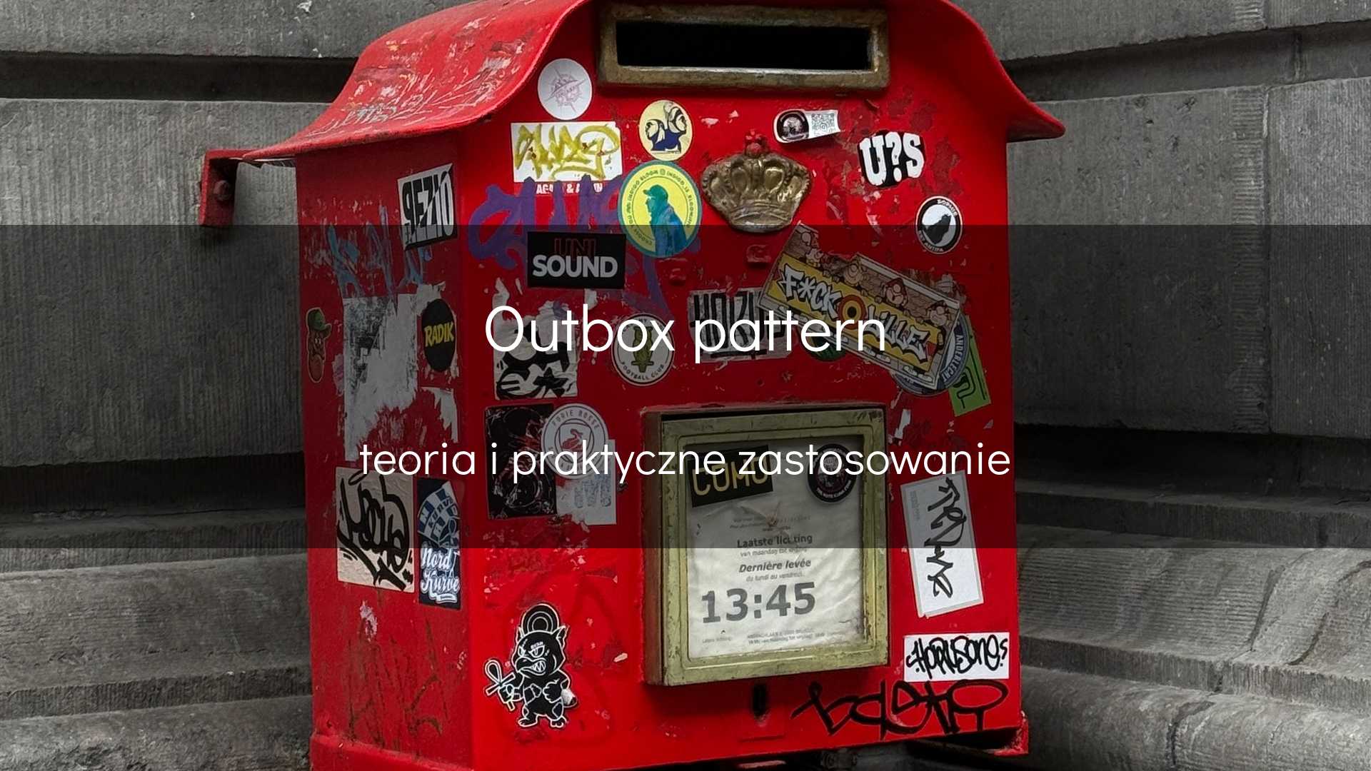 Outbox pattern - okładka
